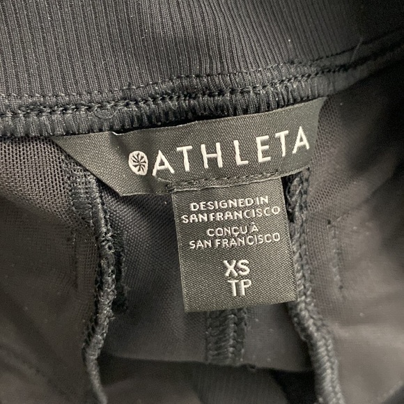 Athleta Dress Up or Down Wide leg High Waisted Black Trouser Pants - XS - Picture 12 of 12